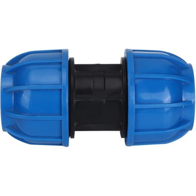 Waterpijp Koppelingen PE Plastic Rechte Pijp Koppeling Adapter 63mm naar 63mm