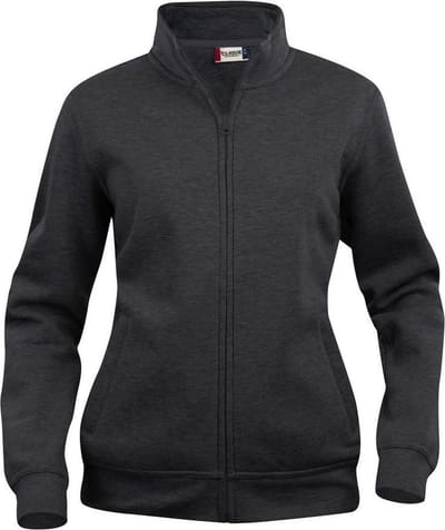 Clique Basic Cardigan Women 021039 - Antraciet Melange - XS