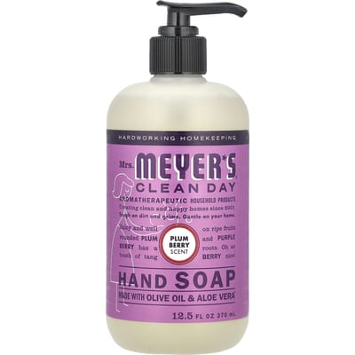 Mrs. Meyers Clean Day, Hand Soap, Plum Berry Fragrance, 12.5 fl oz (370 ml)