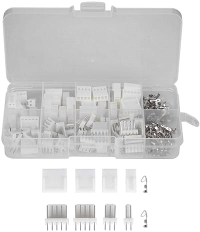 Complete Connector Kit met 230 Stuks JST-XH 2.54mm Terminal Verbindingen voor 2/3/4/5PIN Draden