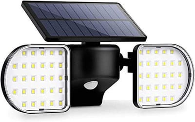 Waterdichte LED-buitenspot op zonne-energie met bewegingssensor - 4 stuks - 3 modi - Superhelder voor terras en tuin