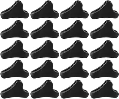 Dailygoods- Touwspanners 20 Stuks - Lichtgewicht Kunststof - Driehoekige Vorm - Voor Tenten/Luifels - Houdt Touwen Tot 3 mm Vast - Ideaal Voor Kamperen - Tentspanners