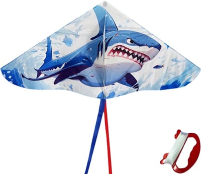 Bovista Vlieger Voor Strand - Kite Vliegers - Kindervlieger - Haai