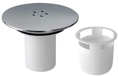 Douche Afvoerdeksel voor 90mm/115mm Plughole - Vervangende Douche Cover met Chroom Finish