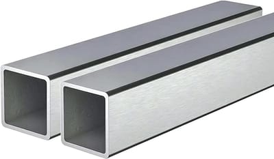 Vierkante buis RVS - Metalen buis Roestvrijstalen profiel - Onderdelen productie - Hoge torsiebestendigheid - 25x25x500 mm - Zilver