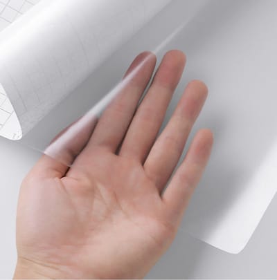 Waterdichte vinyl zelfklevende rol per meter - Afwasbare sticker voor keuken, meubels, kasten, deuren - 60 cm x 40 m - Transparant