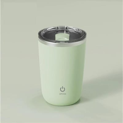 304 Roestvrij Staal Mengbeker 350ml Automatische Zelfroerende Mok Oplaadbare Magnetische Melk Mengbeker Slimme Mengwaterfles 350ml gray
