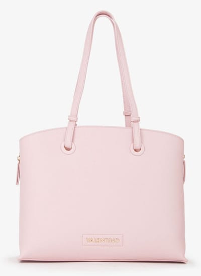 VALENTINO Handtas Schoudertas Sallie Re Shopping Bag Cipria Roze