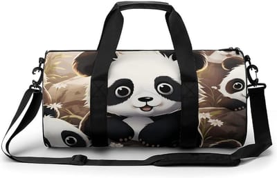 Sport Duffle Bag - Reistas Gymtas - Reizen Sporten - Waterbestendige Stof - 17.7 inch - Wit
