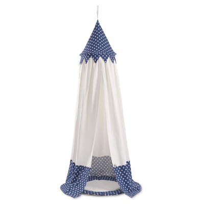 howa Babyklamboes, Baby Hemel, Speltent voor Kinderen "Ben" katoen incl. Vloermatten, blauw/wit 8504