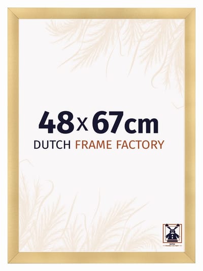 Fotolijst 48x67 cm - MDF - Goud Mat - Praag
