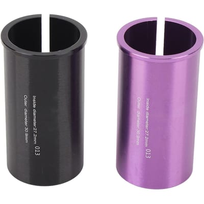 2 STUKS Aluminiumlegering Zadelpen Shim Lichtgewicht Verloopbus Zadelpenbuis Adapter Shim voor