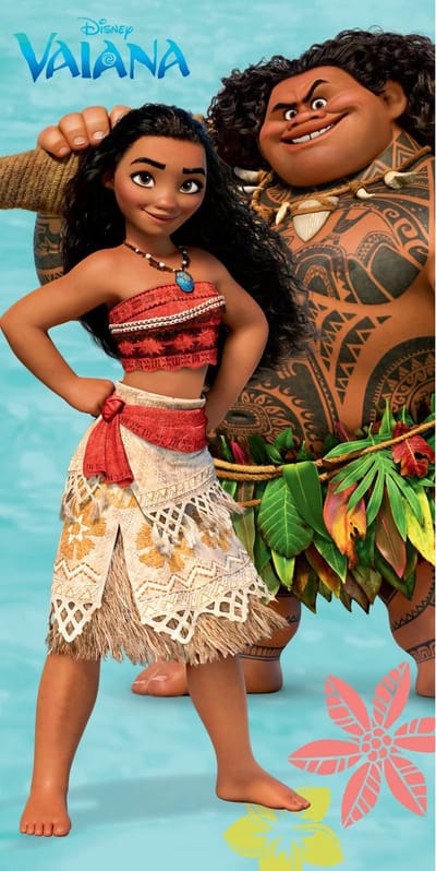 Disney Vaiana Strandlaken, Maui - 70 x 140 cm - Katoen