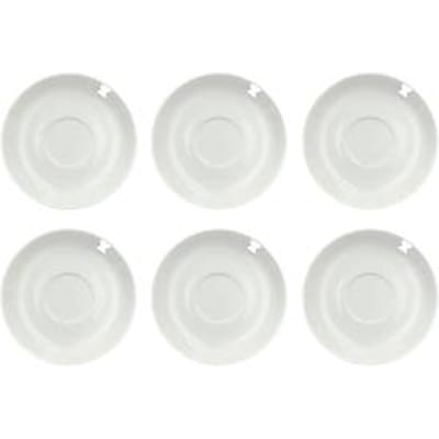 Koffieschoteltje Solea, Ø 150 mm, effen, wit, Porselein, 6 st.