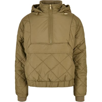 Donsjack voor dames Urban Classics oversized diamond quilted pull over