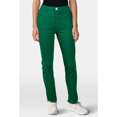 Closed Skinny Pusher Jeans Green Patina Größe: W31 | Skinny Pants Outlet | Damen | Grün
