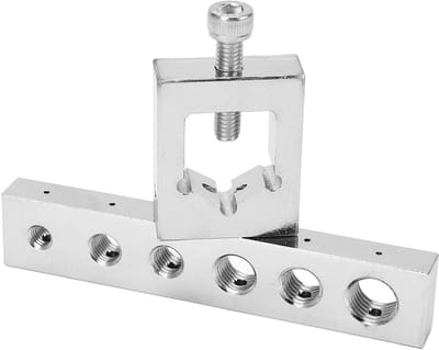 Dailygoods- Boorgids Veiligheidsslot - Moerboormal - Boutmal - Nauwkeurig Reparatiegereedschap - Geschikt voor 6-12mm - Voorkomt Boorbreuk - Boorset