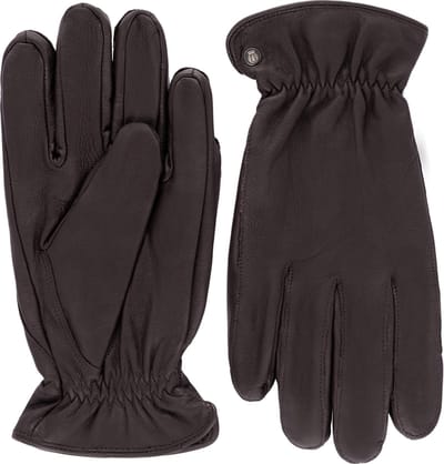 Roeckl Detroit Leren Heren Handschoenen Maat 8,5 - Coffee