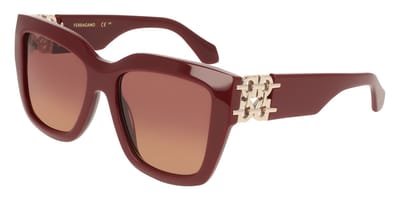 Ferragamo SF2083SE Burgundy 55/18/140 WOMAN Zonnebrillen