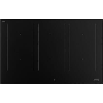 SMEG Inductie Kookplaat Kookplaat, Classici, Inductie, 80 cm, Zwart, Inbouw: Vlak opbouw of vlak inbouw