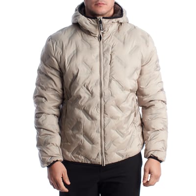 Heren Gewatteerde Jas met Capuchon US40127001