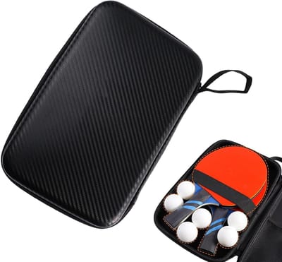 Tafeltennisrackets box met gladde ritssluiting, herbruikbare beschermende sportorganizer, trainingsaccessoire voor binnen- en buitensporten