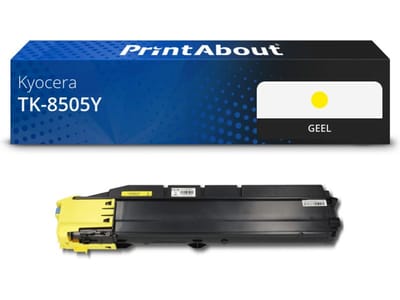 PrintAbout huismerk Toner TK-8505Y Geel Geschikt voor Kyocera