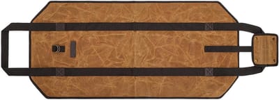 Houtdrager - Brandhout tas - Haardhout vervoeren - Waterafstotend gewaxt - 97 x 45 cm - Geel