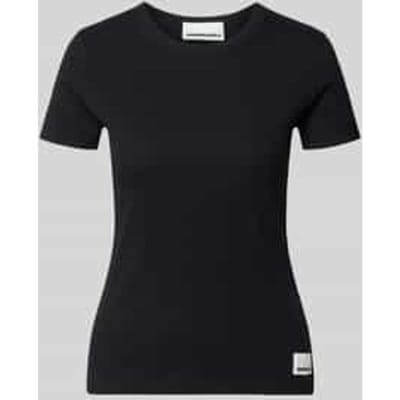 slim fit T-shirt van katoenmix model 'KARDAA'