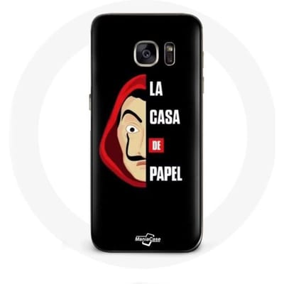 Samsung Galaxy S7 hoesje La casa de papel-logo en masker