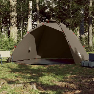 Vistent voor 4 - Camping Koepeltent - Outdoor Vissen - Snel Opbouwsysteem - 260 x 246 cm - Olijfgroen