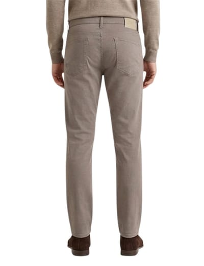 Brax Pantalon 5-p bruin katoen effen