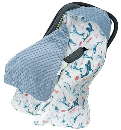 Babydeken - 90 x 90 cm - Geschikt voor autostoeltjes en kinderwagens - Alle seizoenen - model C