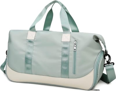 Sporttas met Draagbare Waterdichte Rugzak, Opvouwbare Duffelbag met Natte Kleding Vak, Ideaal voor Fitness en Reizen