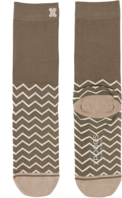 XPOOOS - Essential Dubai Unisex bamboe Sokken - Badstof zool - 1-Pack - Maat 35/38 - Olijfgroen