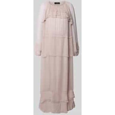 Maxi-jurk met ronde hals