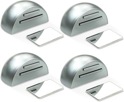 Magnetische Deurstopper Zelfklevend - 4 Stuks - Stootdempend & Geluidsreducerend voor Muren en Meubels
