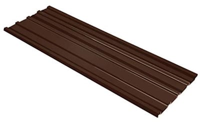 Dakpanelen van verzinkt staal - 129 x 45 cm, 12 stuks