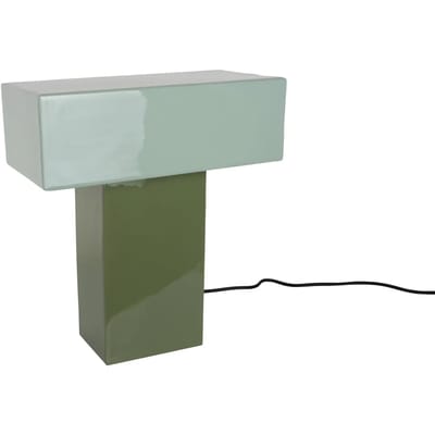 Leitmotiv Tafellamp Grato Recto - Groen - 32x15x35cm - Modern