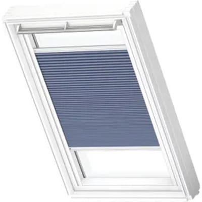 Velux Manueel Verduisterend Plisségordijn Fhc Ck02 1156swl Blauw White Line