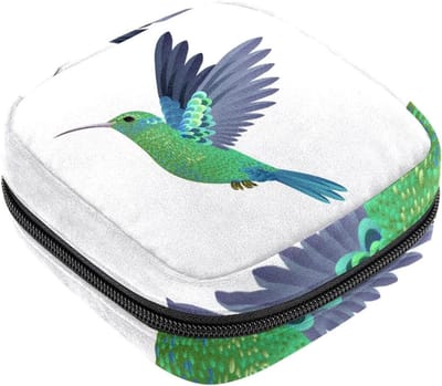 Maandverband opbergtas - Periode kit - Persoonlijke hygiëne - Zachte fluwelen stof - 17x17x12 cm - Meerkleurig