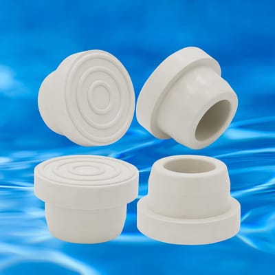 Zwembadtrapbeschermers - 4-pack - Geschikt voor zwembadtrappen tot 4,8 cm hoog - Beschermt de zwembadbekleding en -oppervlakken en verhoogt de veiligheid.