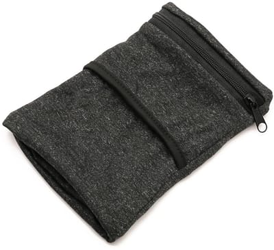 Dailygoods- Sporttas Lichtgewicht - Sporttas met Ritsvak - Polsportemonnee - Zweetabsorberende Armbanden - Ademend Polyester - Beschermt de Pols - Polsporttas