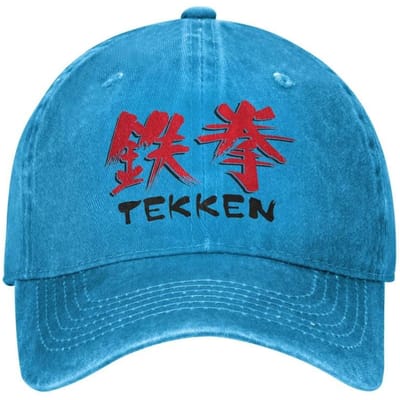Tekken Spel Zon Baseballpet Y2K Retro Heren Volwassene Gewassen Hip Hop Petten Ontwerp Tennis Skate Pet Cadeau Idee Adjustable