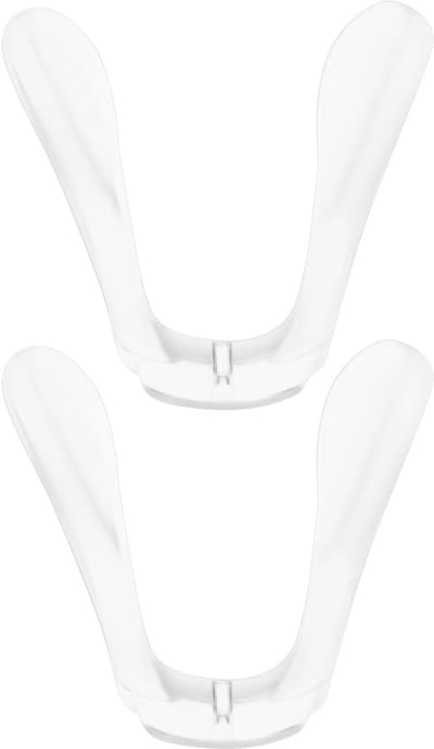 Dailygoods- Neuspads Bril U-vormig - Neuspads Siliconen - Neuspads Zelfklevend - Antislip - Lichtgewicht - Transparant - Brillenneuskussens
