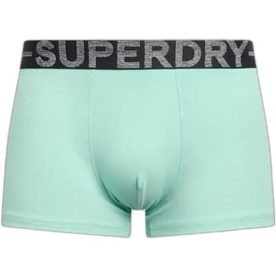 Superdry BOXER TRIPLE PACK Heren Onderbroek - Raven Black Marl