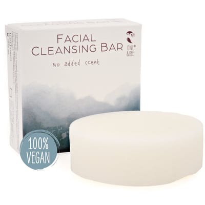 Owl & Bee® Gezichtsreinigingsbar - Geen kleurstoffen - Geen toegevoegde geur - 100% vegan - Zero waste