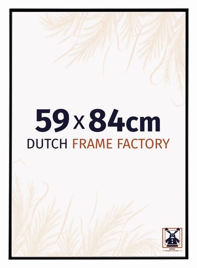 Fotolijst 59x84 cm - Kunststof - Zwart Mat - Easy
