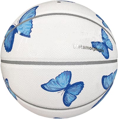 Basketbal - Sportbal Outdoor - Wedstrijd Training - Slijtvast Ontwerp - Standaard Maat 7 - Blauw