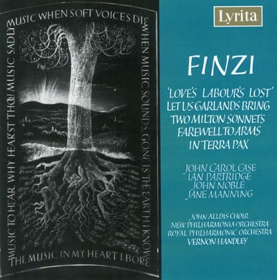John Carol Case, Ian Partridge, John Noble, Jane Manning, John Alldis Choir, New Philharmonia Orchestra, Royal Philharmonic Orchestra, Vernon Handley - Finzi: Love's Labour's Lost | Let Us Garlands Bring (CD) (Remastered)